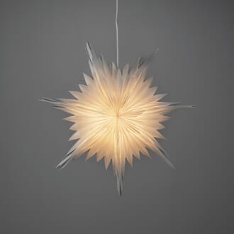 Adventstjerne 60 cm hvit