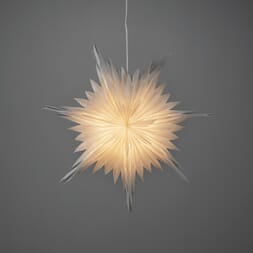 Adventstjerne 60 cm hvit