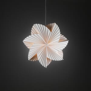 Pappstjerne 60 cm plissert