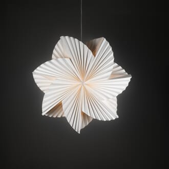 Pappstjerne 80 cm plissert