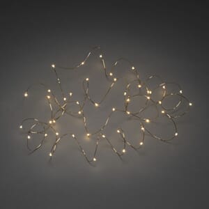 Appstyrt slynge 100 amber LED gull