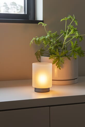 Ladbar lyslykt 11 cm