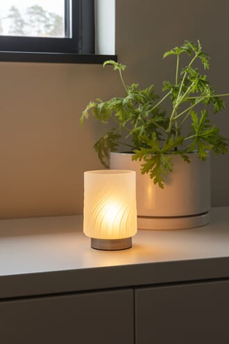 Ladbar lyslykt 11 cm