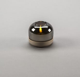 Lanterne varmhvit LED beige