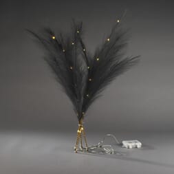 Grå dekorasjon varmhvite LED