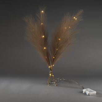 Beige dekorasjon varmhvite LED