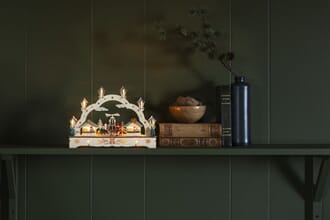 Siluett tre 11 varmhvite LED
