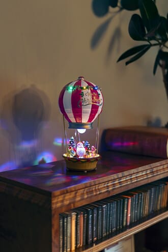 Luftballong med julenisse