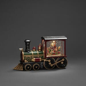 Vannfyllt tog med nisse