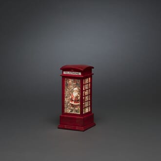 Vannfyllt lykt telefonkiosk mindre