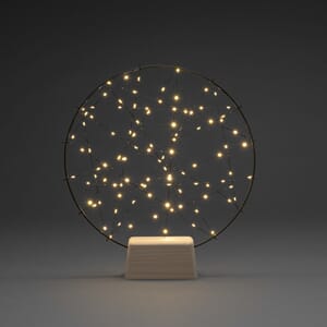 Metalldekorasjon 100 amber LED dramcatcher S
