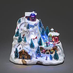 Mekanisk juleby fjell med 8 sanger