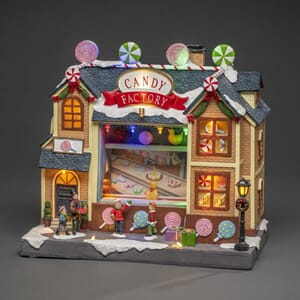 Godterifabrikk 26,5 cm 16 LED