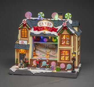 Godterifabrikk 26,5 cm 16 LED