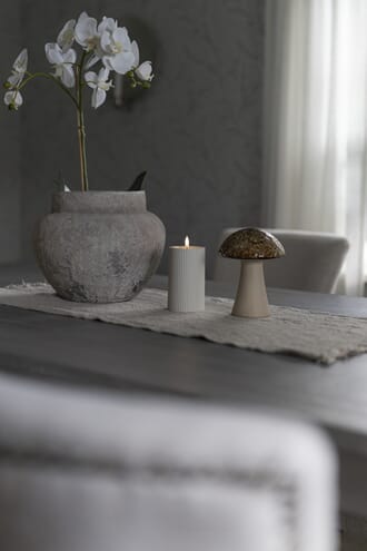 Plast LED lys 12,5 cm