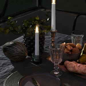 LED lys med metallholder for oppheng