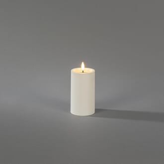Plast LED lys 12,5 cm hvit
