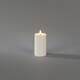 Plast LED lys 12,5 cm hvit