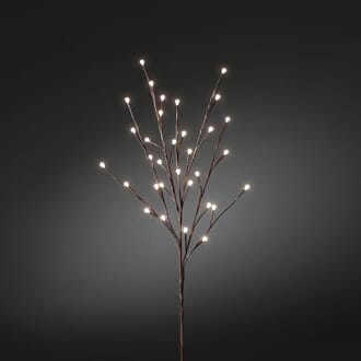 Dekorasjonskvist brun FIREFLY 100 cm