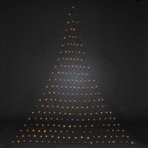 Triangelformet dekorasjon 240 cm 231 amber LED