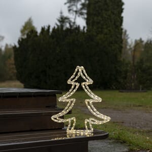 Juletre 131 varmhvite LED 45,5 cm