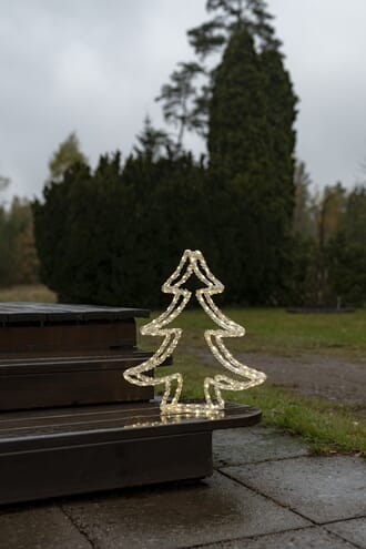 Juletre 131 varmhvite LED 45,5 cm