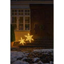 Snefnugg 82 cm 200 amber LED