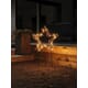 Stjerne med 150 amber LED 65 cm 83/108 cm