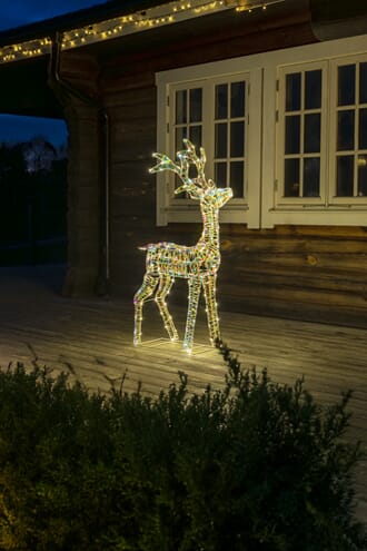 Ren 130 cm prisme varmhvite LED