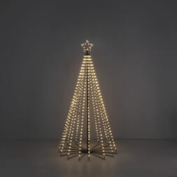 Juletre 180 cm med toppstjerne 15 slynger