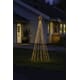 Juletre 240 cm med toppstjerne 15 slynger