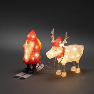 Nisse 23,5 cm  og reinsdyr 24,5 cm