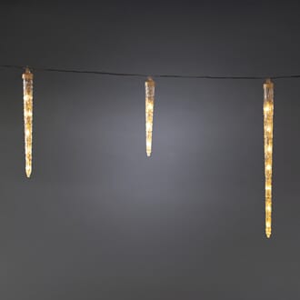 Istappslynge 16 istapper varmhvite SMD LED