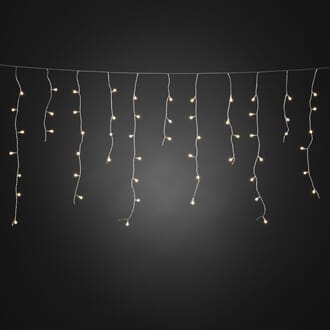 Istappslynge 200 fargede LED 5,07m cherry