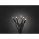 Minilys 20 LED grønn kabel amber
