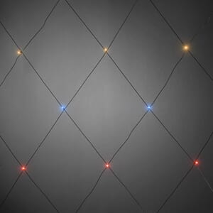 Nett 96 minilys LED 3 x 3m fargede