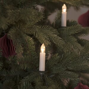 Juletrebelysning 16 lys LED gnistre