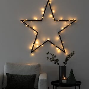 Minislynge 35 varmhvite LED frostet