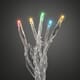 Minilys 200 LED klar kabel farget