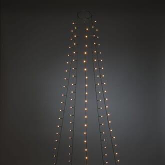 Ring slynge 300 cm 5 x 50 amber LED frostet