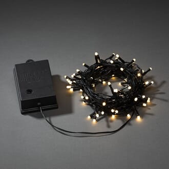 Slynge 80 varmhvite LED med frostet topp