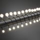 Slynge 80 varmhvite LED stor/liten