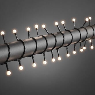 Slynge 160 varmvita cherry LED svart kabel