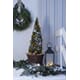 Slynge 80 fargede LED frostet sort kabel