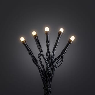 Slynge 200 amber LED frostet sort kabel