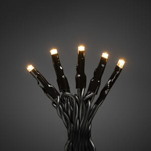 Slynge 100 amber LED sort kabel