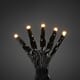 Slynge 200 amber LED sort kabel