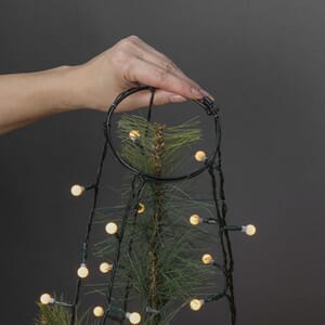 Ring, 8 slynger 4,0 m amber cherry LED