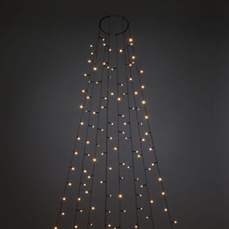 Ringslynge 2,4 m FIREFLY 8 x 30 amber LED frostet