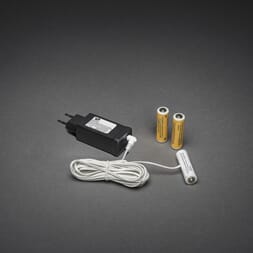 Batteriadapter, erstatter 3 x AA batterier